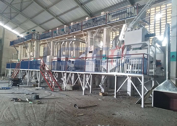 100-120tpd Rice Milling Plant in Nigeria